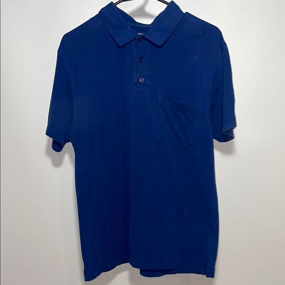 Falls Creek Blue Polo Shirt Classic Short Sleeve - Picture 1 of 7
